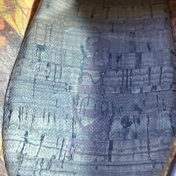 Korks Brown Mallory Clogs Mules Platform Shoes Sz 9 Boho Preowned - Picture 7 of 10